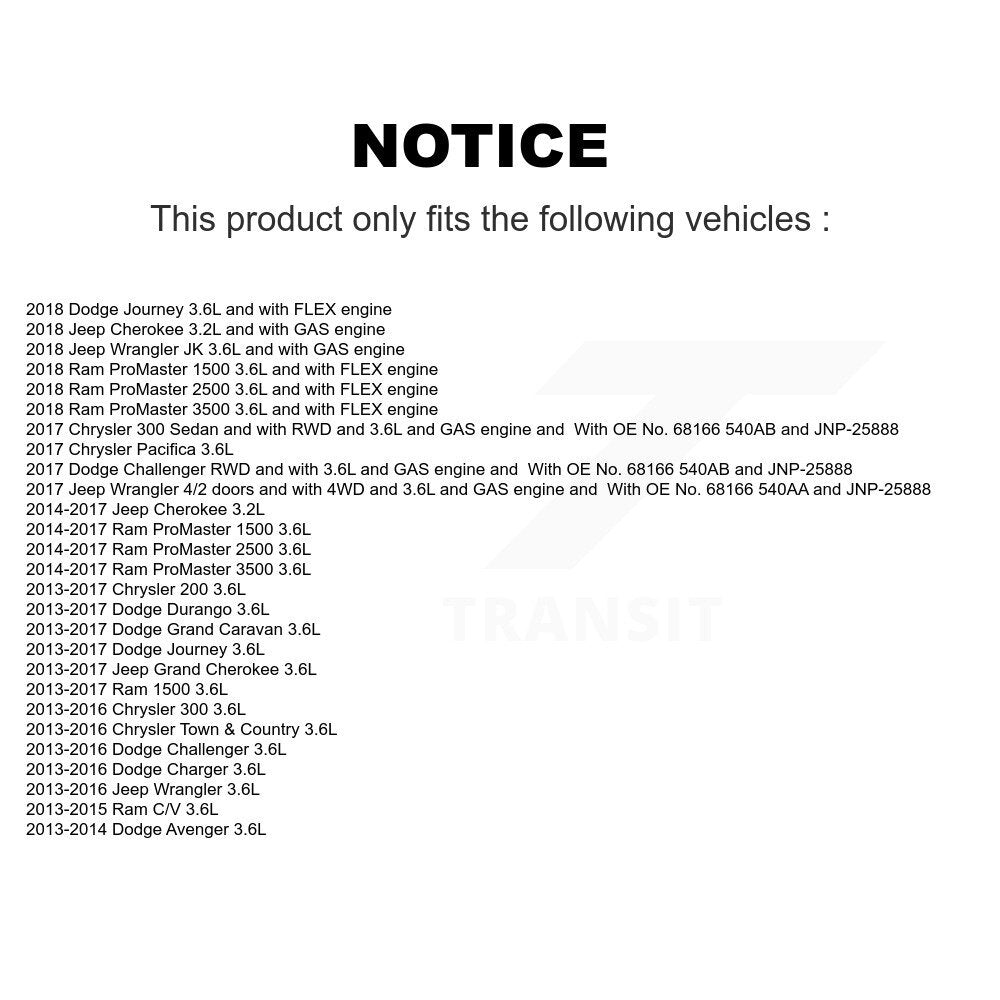 Ignition Knock (Detonation) Sensor SEN-2KNC0203 For Dodge Ram 1500 Grand Caravan