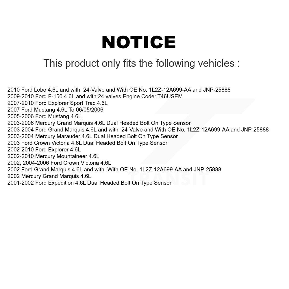 Ignition Knock (Detonation) Sensor SEN-2KNC0220 For Ford F-150 Mustang Explorer