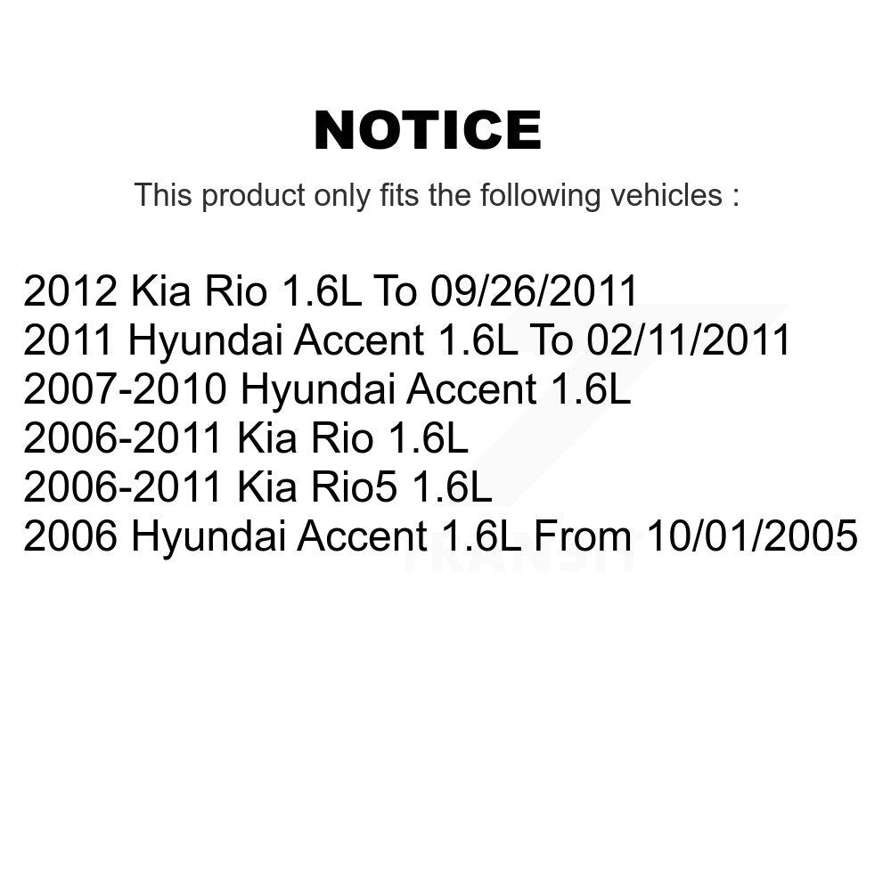 Ignition Knock (Detonation) Sensor SEN-2KNC0249 For Hyundai Accent Kia Rio Rio5