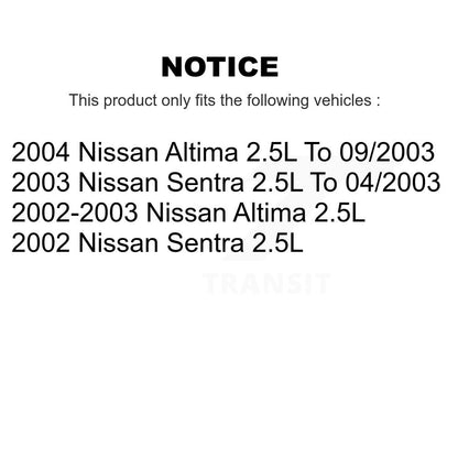 Ignition Knock (Detonation) Sensor SEN-2KNC0250 For Nissan Altima Sentra 2.5L