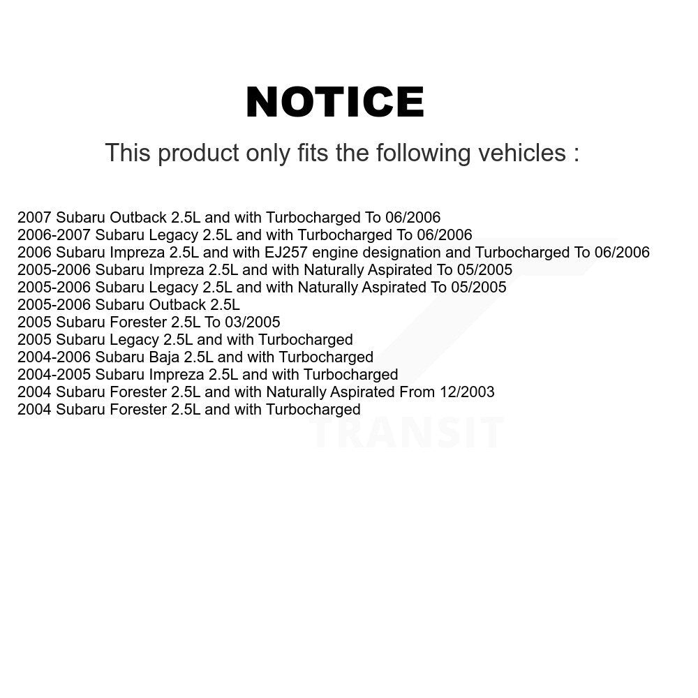Ignition Knock (Detonation) Sensor SEN-2KNC0264 For Subaru Impreza Outback Baja