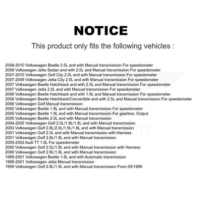 Vehicle Speed Sensor SEN-2VSS0019 For Volkswagen Golf City Jetta Beetle Audi TT