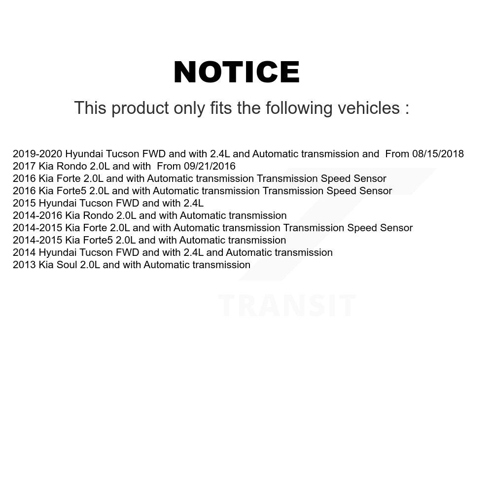Vehicle Speed Sensor For Hyundai Tucson Kia Forte Rondo Soul Forte5