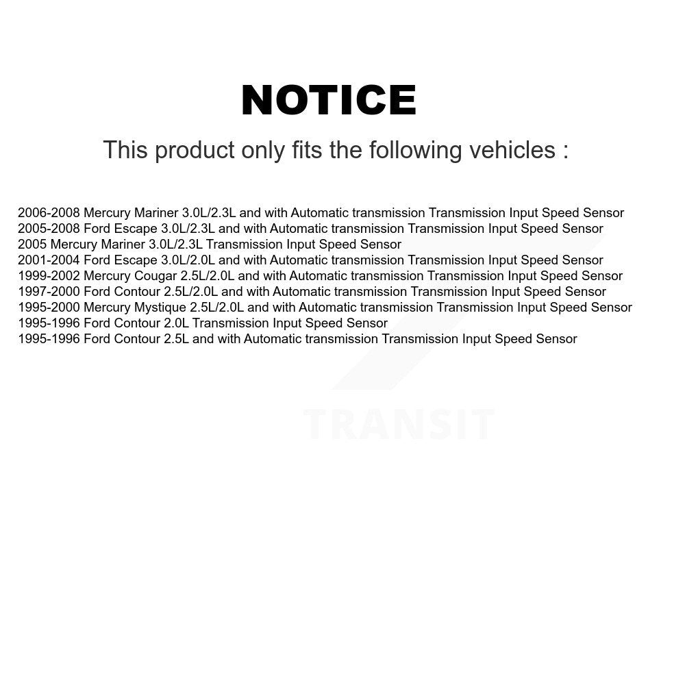 Vehicle Speed Sensor SEN-2VSS0213 For Ford Escape Mercury Contour Cougar Mariner