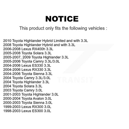 Engine Variable Valve Timing (VVT) Solenoid Right SEN-2VTS0010 For Toyota Sienna