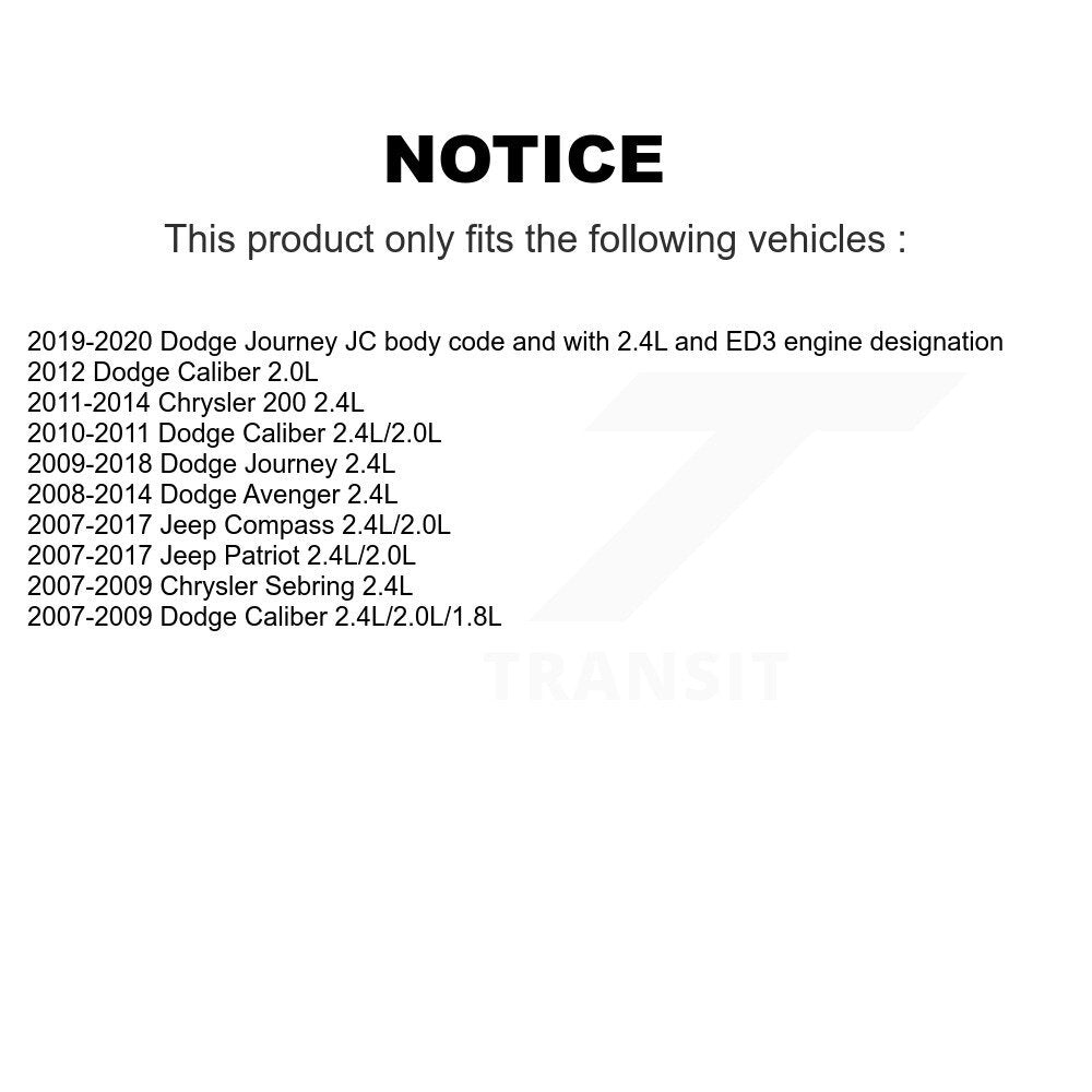 Engine Variable Valve Timing (VVT) Solenoid Intake SEN-2VTS0055 For Dodge Jeep