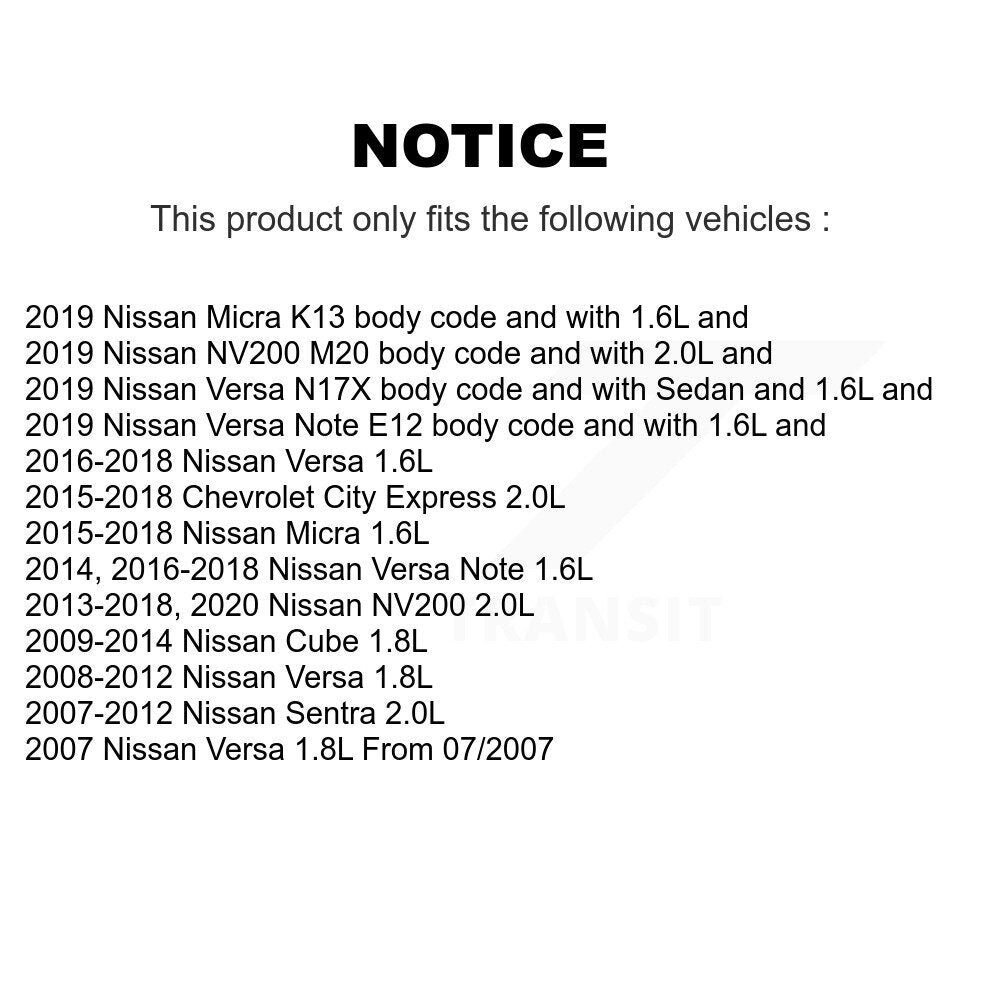 Engine Variable Valve Timing (VVT) Solenoid SEN-2VTS0065 For Nissan Versa Micra