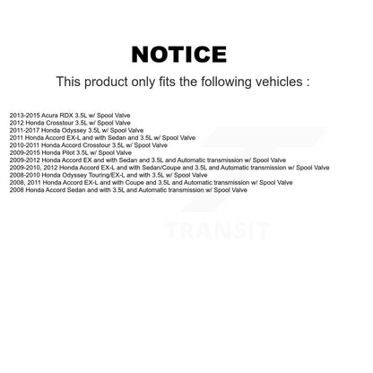 Engine Variable Valve Timing (VVT) Solenoid Front SEN-2VTS0134 For Honda Odyssey