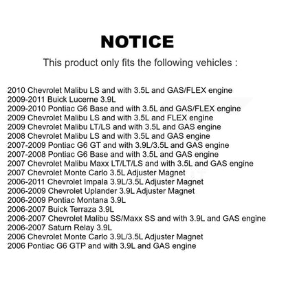 Engine Variable Valve Timing (VVT) SEN-2VTS0186 For Chevrolet Impala Pontiac G6