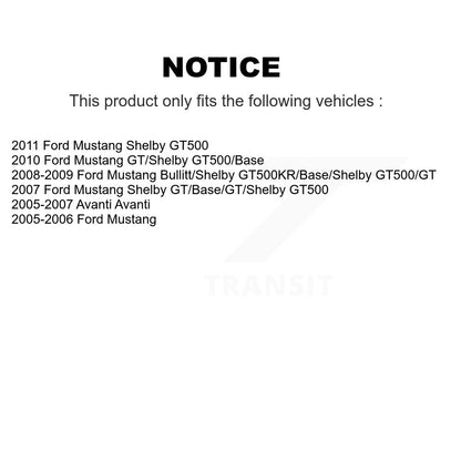 Semi-Metallic Disc Brake Pads Rear SIM-1082 For Ford Mustang Avanti