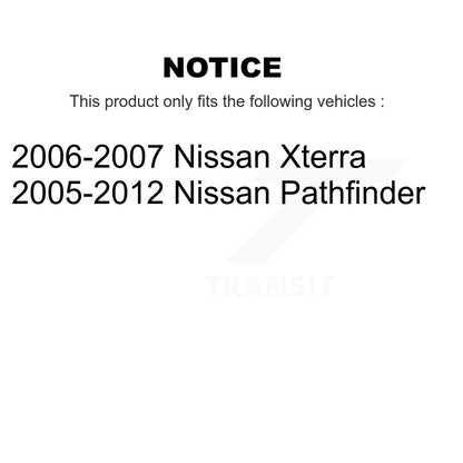 Semi-Metallic Disc Brake Pads Rear SIM-1101 For Nissan Pathfinder Xterra