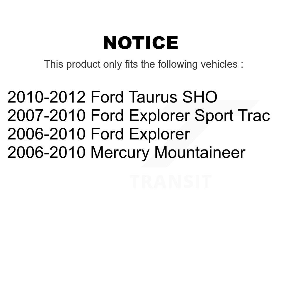 Semi-Metallic Disc Brake Pads Front SIM-1158 For Ford Explorer Sport Trac Taurus
