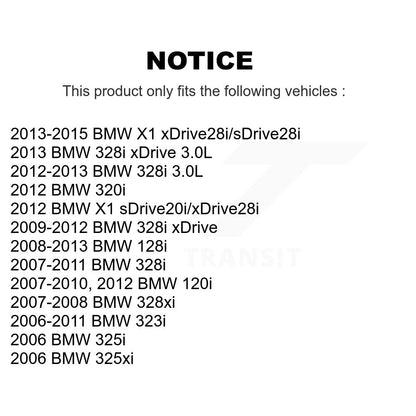 Semi-Metallic Disc Brake Pads Rear SIM-1171 For BMW 328i xDrive X1 323i 128i
