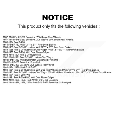 Semi-Metallic Disc Brake Pads Front SIM-120 For Ford F-250 E-350 Econoline F-350