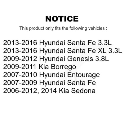 Semi-Metallic Disc Brake Pads Front SIM-1202 For Hyundai Santa Fe Kia Sedona XL