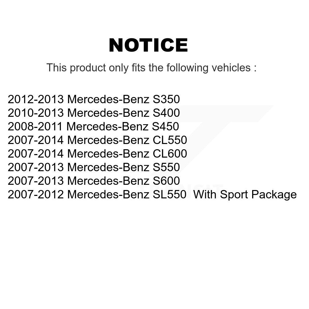 Semi-Metallic Disc Brake Pads Front SIM-1223 For Mercedes-Benz S550 SL550 S450