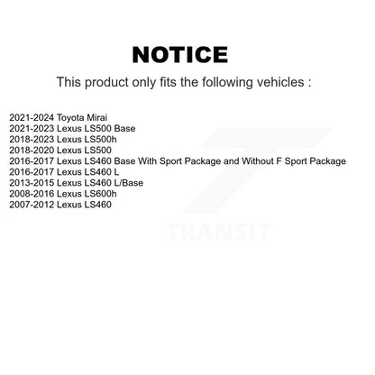 Semi-Metallic Disc Brake Pads Front SIM-1282 For Lexus LS460 LS500 LS600h Toyota