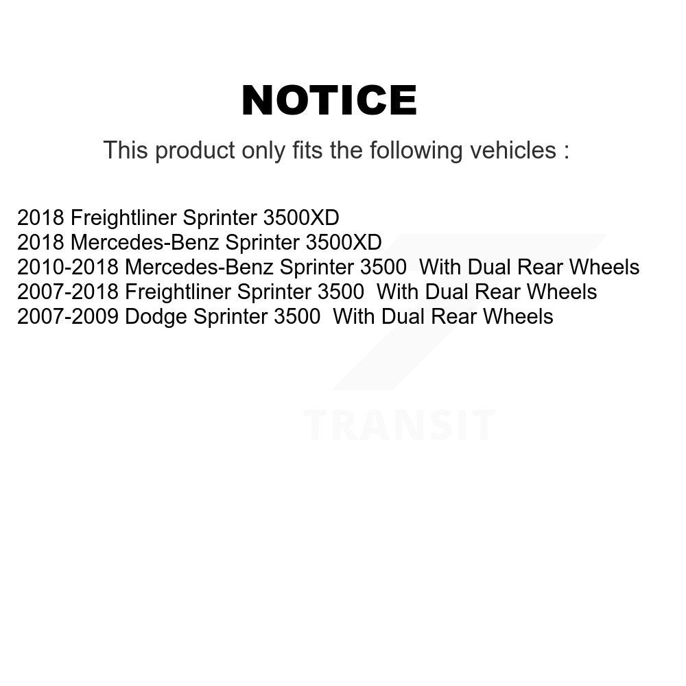 Semi-Metallic Disc Brake Pads Rear SIM-1318 For Sprinter 3500 Mercedes-Benz