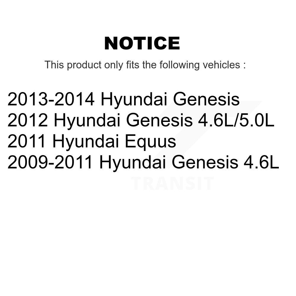 Semi-Metallic Disc Brake Pads Front SIM-1396 For Hyundai Genesis Equus