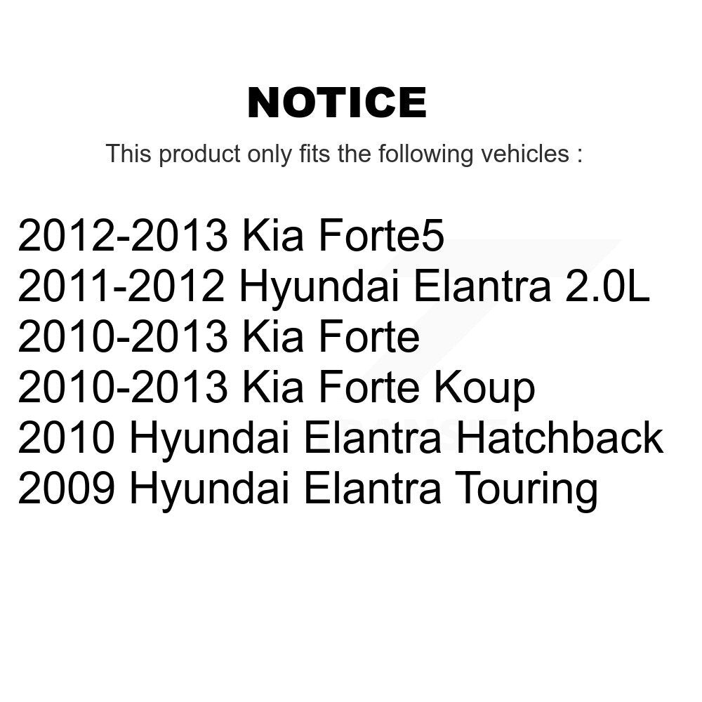 Semi-Metallic Disc Brake Pads Front SIM-1397 For Hyundai Elantra Kia Forte Koup