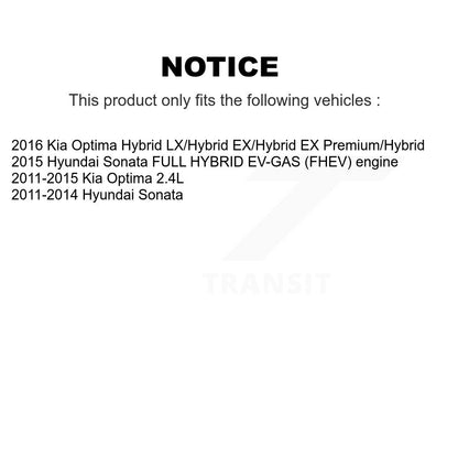 Semi-Metallic Disc Brake Pads Front SIM-1444 For Hyundai Sonata Kia Optima