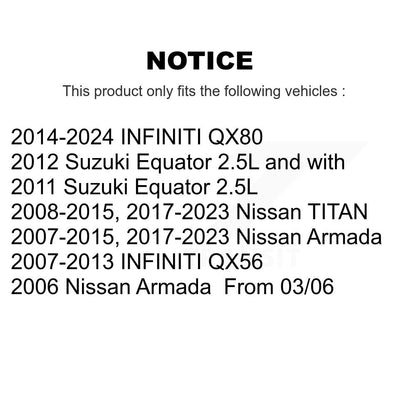 Semi-Metallic Disc Brake Pads Front SIM-1509 For Nissan TITAN Armada INFINITI