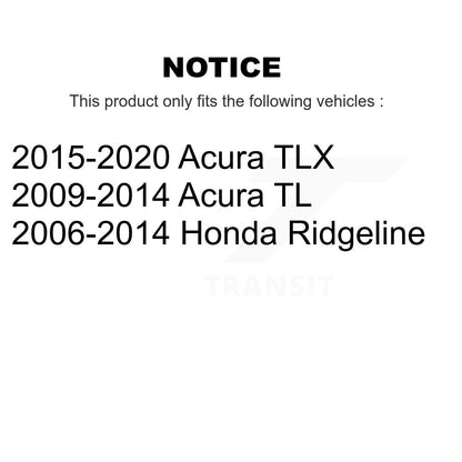 Semi-Metallic Disc Brake Pads Front SIM-1584 For Acura Honda Ridgeline TLX TL