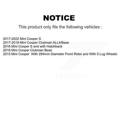 Semi-Metallic Disc Brake Pads Front SIM-1801 For Mini Cooper Clubman