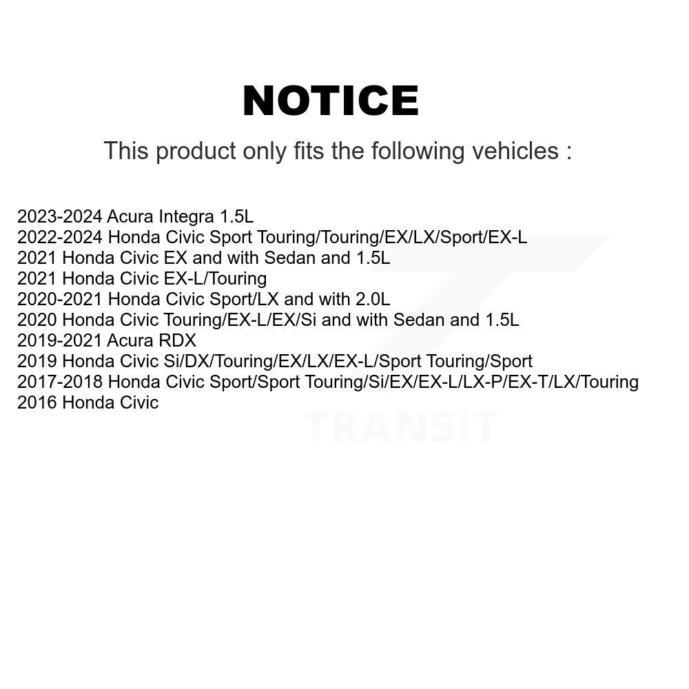 Semi-Metallic Disc Brake Pads Rear SIM-1878 For Honda Civic Acura RDX Integra