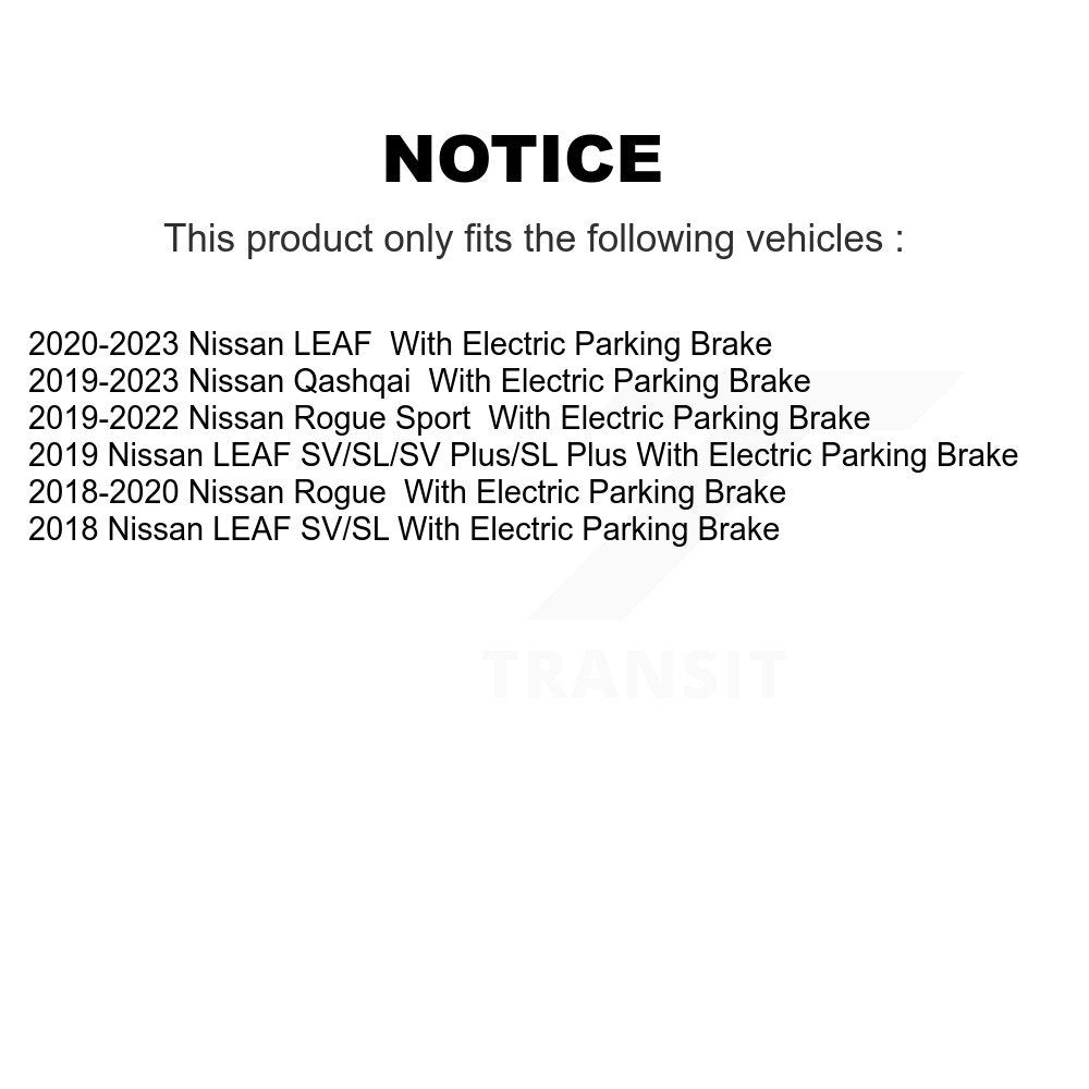 Semi-Metallic Disc Brake Pads Rear SIM-1965 For Nissan Rogue Sport Qashqai LEAF