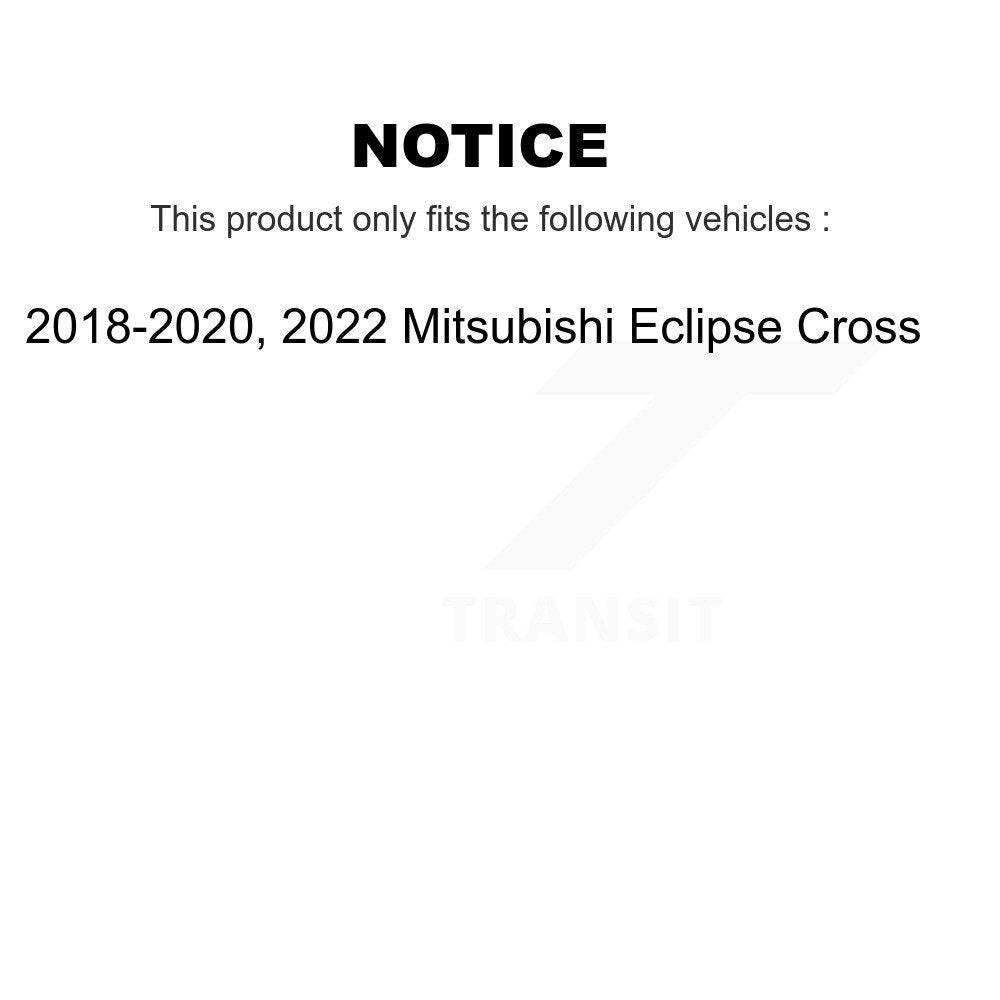 Semi-Metallic Disc Brake Pads Front SIM-2178 For Mitsubishi Eclipse Cross
