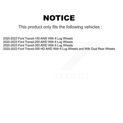 Semi-Metallic Disc Brake Pads Front SIM-2301 For Ford Transit-250 Transit-350 HD
