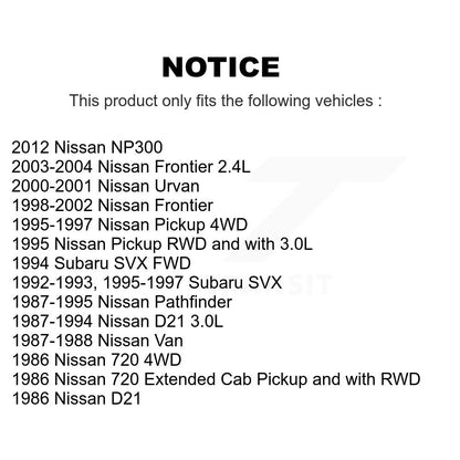 Semi-Metallic Disc Brake Pads Front SIM-333 For Nissan Frontier D21 Pathfinder
