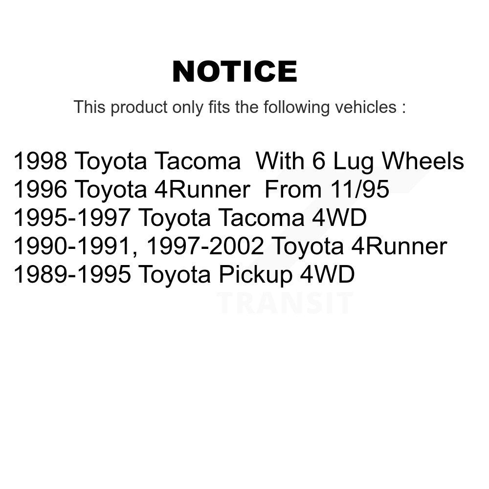 Semi-Metallic Disc Brake Pads Front SIM-436A For Toyota 4Runner Pickup Tacoma