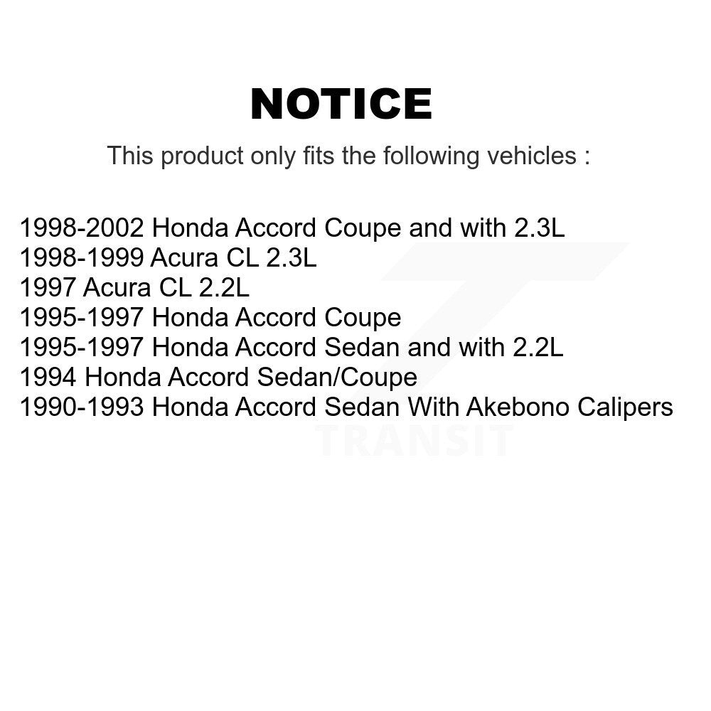 Semi-Metallic Disc Brake Pads Front SIM-465 For Honda Accord Acura CL