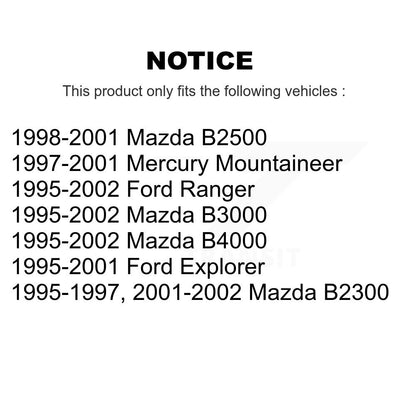Semi-Metallic Disc Brake Pads Front SIM-652 For Ford Ranger Mazda Explorer B4000