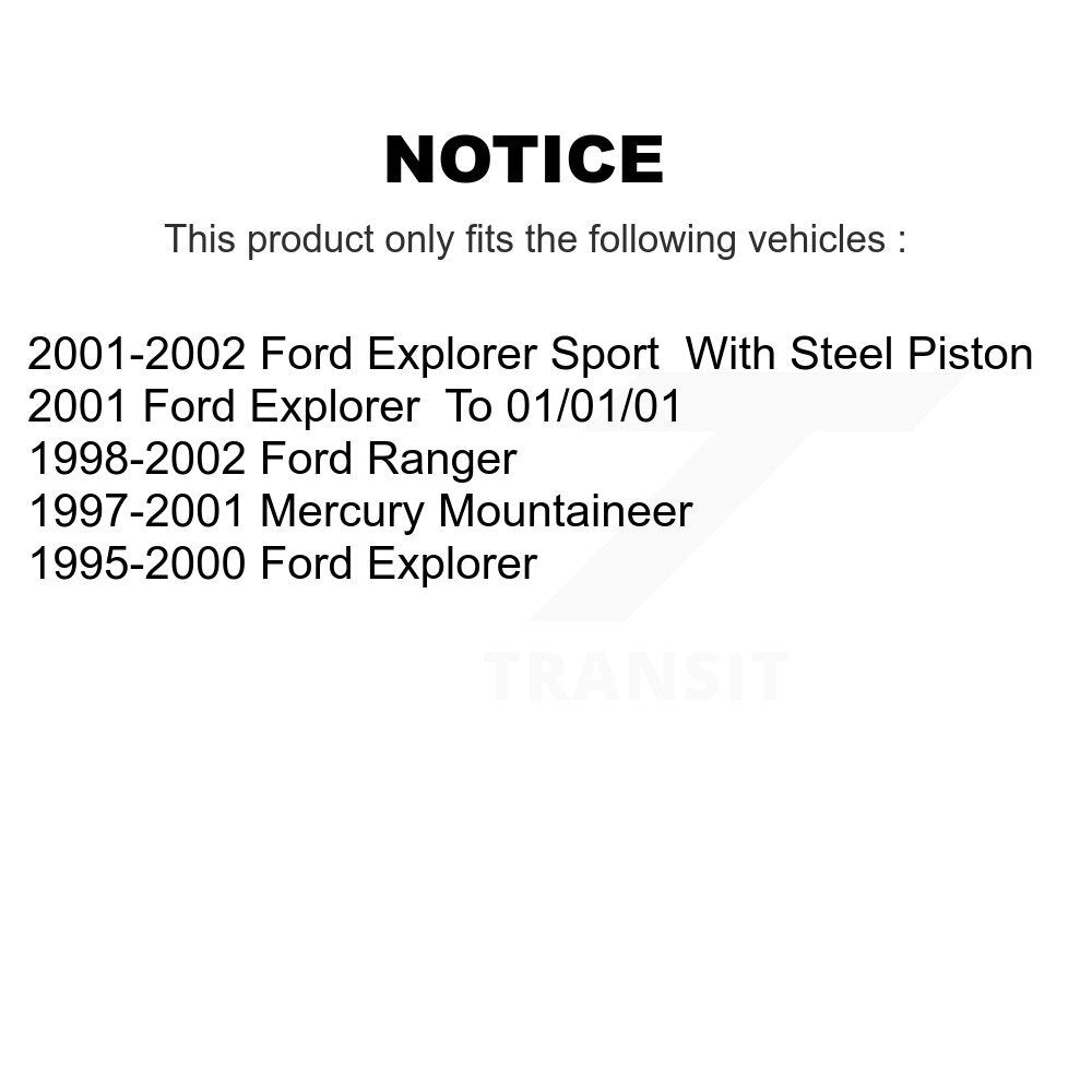 Semi-Metallic Disc Brake Pads Rear SIM-667 For Ford Ranger Explorer Sport