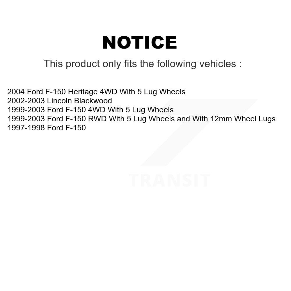Semi-Metallic Disc Brake Pads Front SIM-679 For Ford F-150 Heritage Lincoln