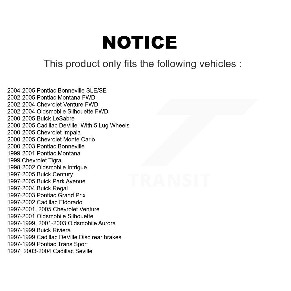 Semi-Metallic Disc Brake Pads Front SIM-699 For Chevrolet Buick Pontiac Impala