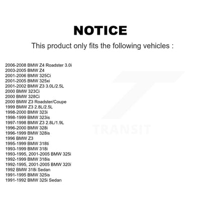 Semi-Metallic Disc Brake Pads Front SIM-781 For BMW Z4 Z3 325i 325Ci 328i 320i