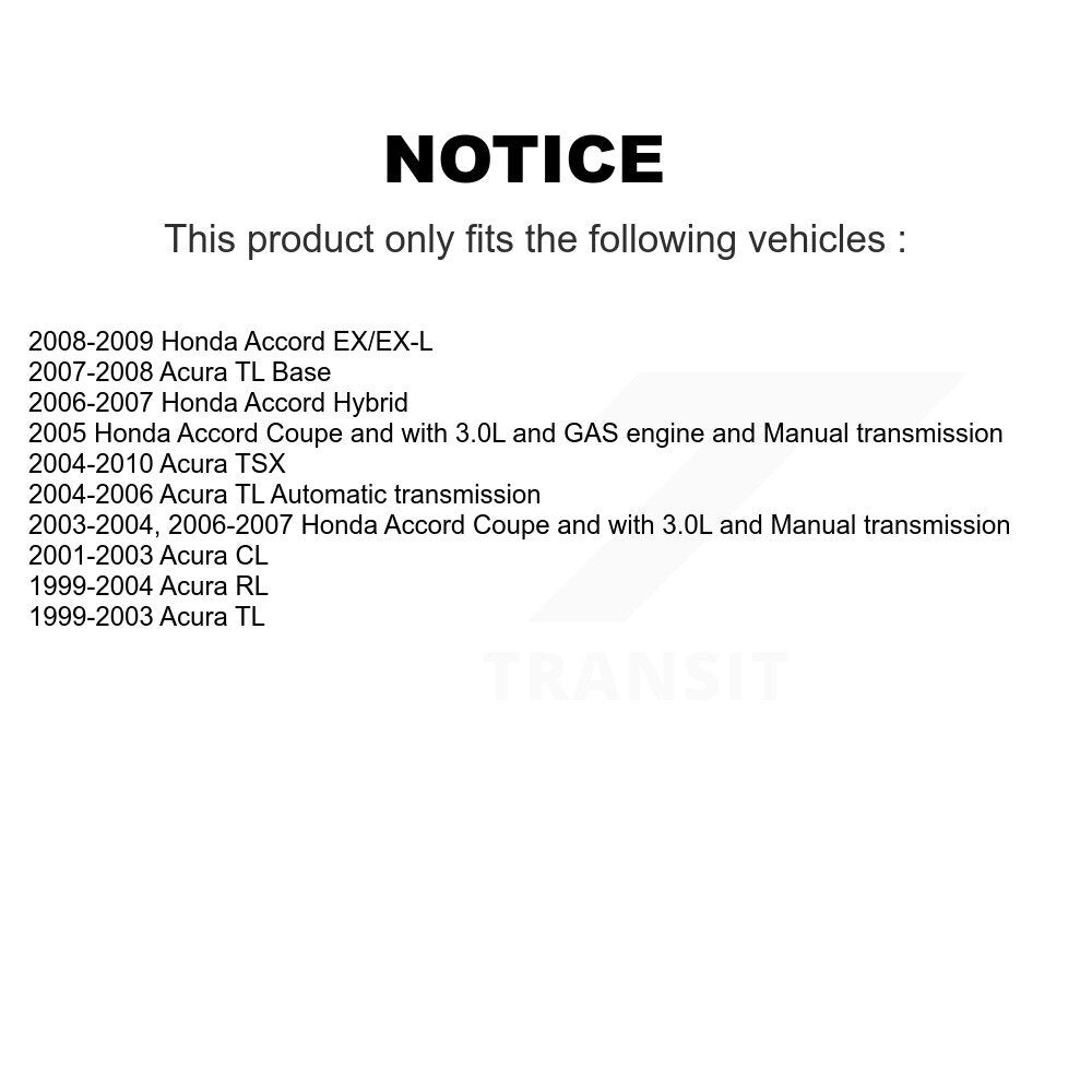 Semi-Metallic Disc Brake Pads Front SIM-787 For Honda Accord Acura TL TSX CL RL
