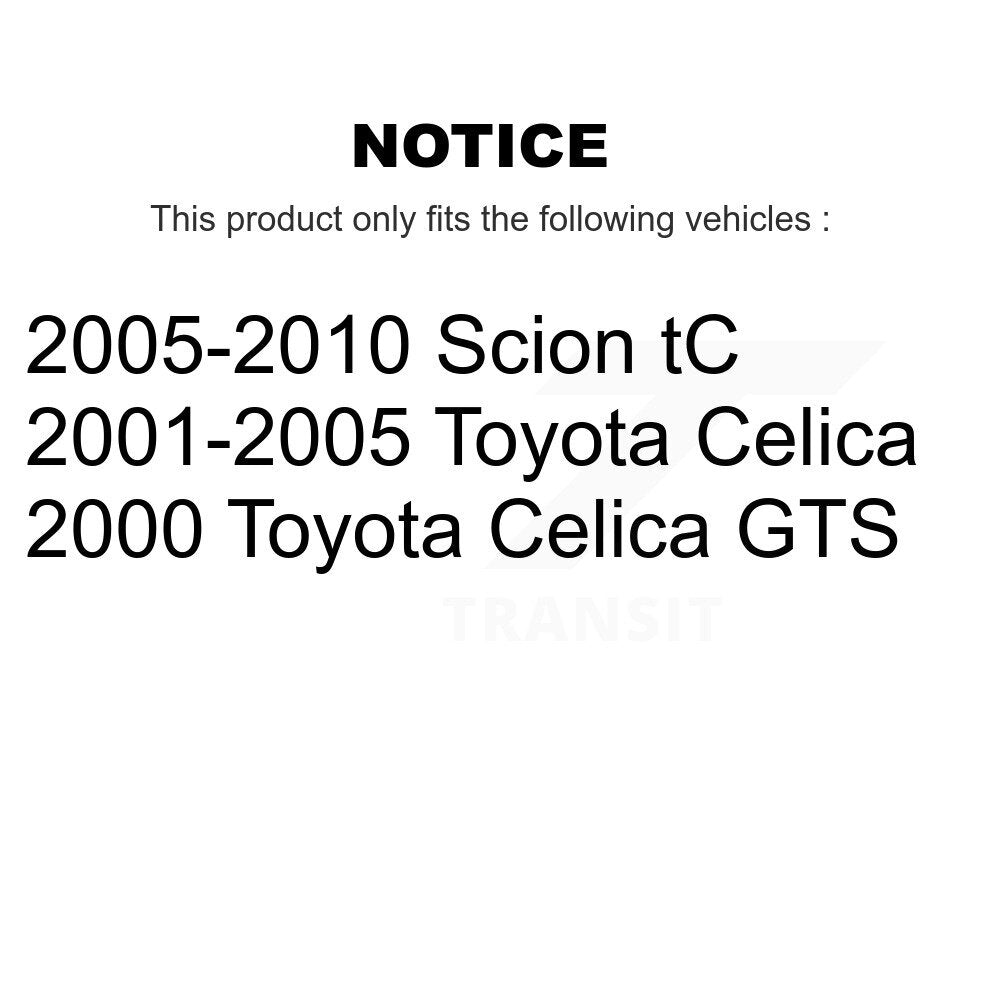 Semi-Metallic Disc Brake Pads Front SIM-817 For Toyota Celica Scion tC