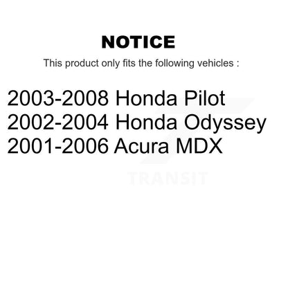 Semi-Metallic Disc Brake Pads Rear SIM-865 For Honda Pilot Acura MDX Odyssey