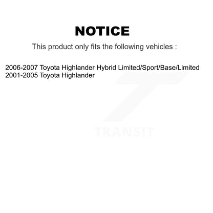 Semi-Metallic Disc Brake Pads Front SIM-884 For Toyota Highlander