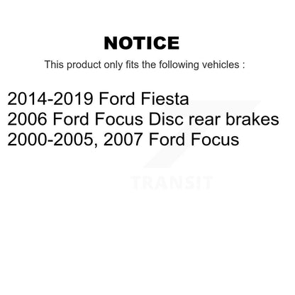 Semi-Metallic Disc Brake Pads Rear SIM-886 For Ford Focus Fiesta
