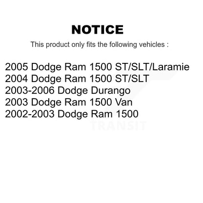 Semi-Metallic Disc Brake Pads Front SIM-966 For Dodge Ram 1500 Durango Van