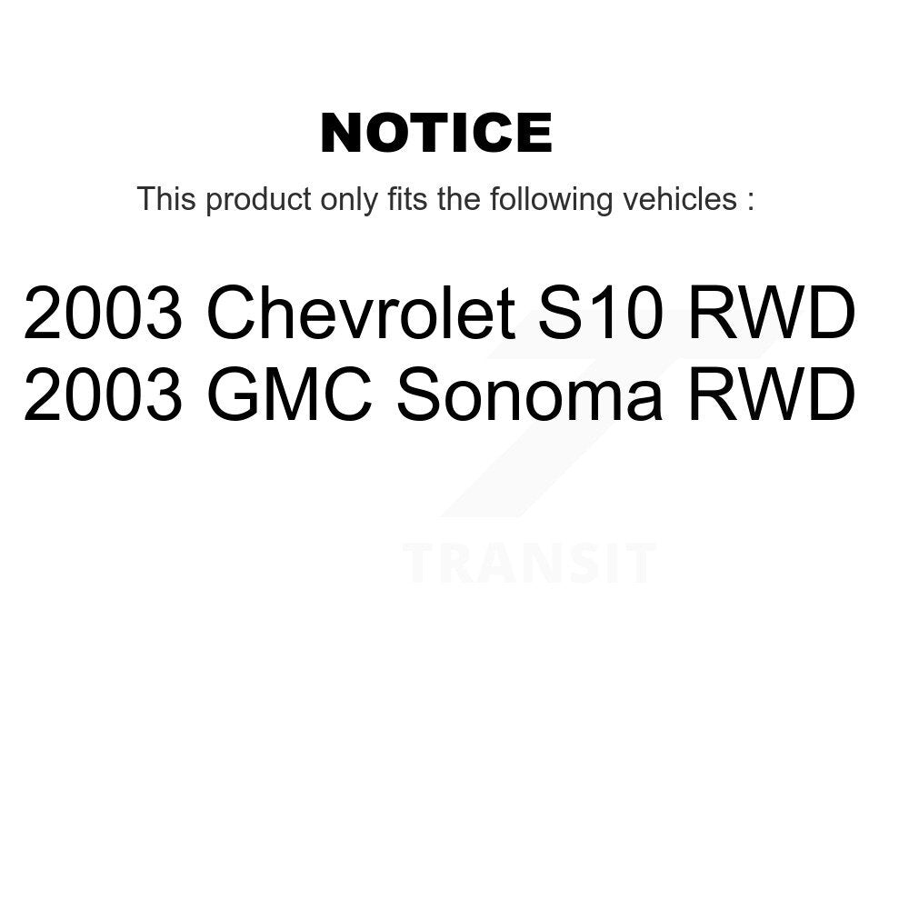 Semi-Metallic Disc Brake Pads Front SIM-988 For Chevrolet S10 GMC Sonoma RWD