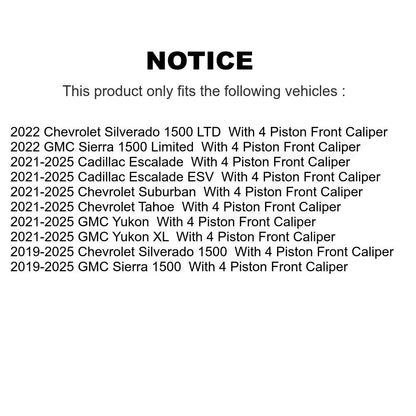 Brake Caliper Front Left SLC-185613 For GMC Chevrolet Silverado 1500 Sierra XL