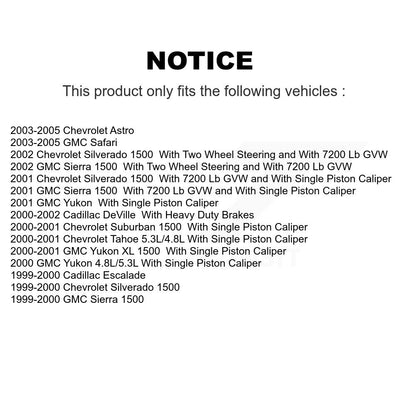Brake Caliper Rear Left SLC-18B4726 For Chevrolet Silverado 1500 GMC Sierra XL