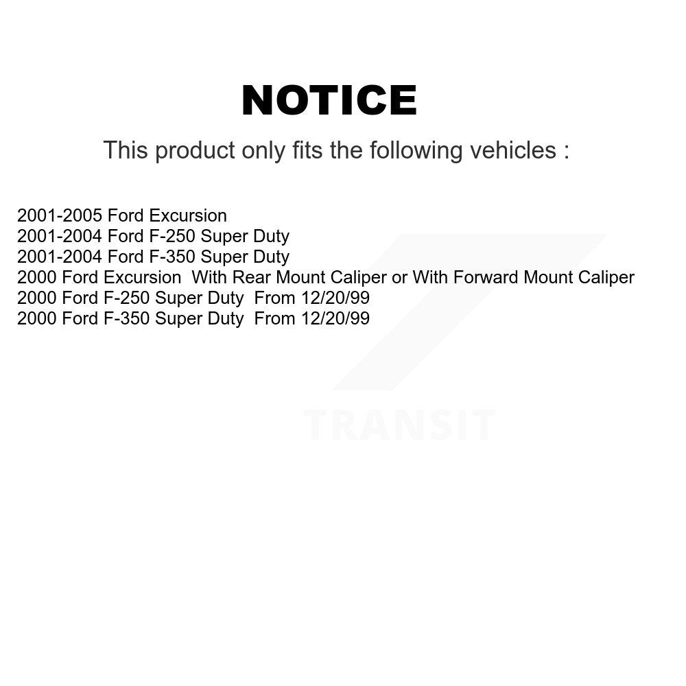 Disc Brake Caliper Rear SLC-18B4752 For Ford F-350 Super Duty F-250 Excursion